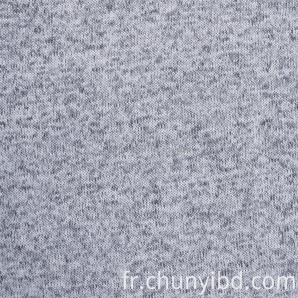 Hacci Fleece Space Dye Brush Fabric